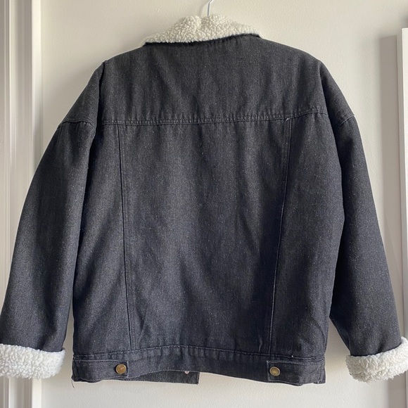 Zaful denim faux fur jacket - Picture 2 of 4